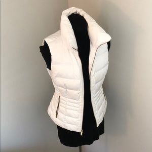 Lilly Pulitzer White Puffer Vest